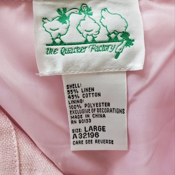 The Quacker Factory Embroidered Linen Garden Floral Jacket.   Size L - Picture 6 of 7